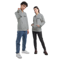 BYAG. Organic Zip-Hoodie – Grau – Ansicht 1