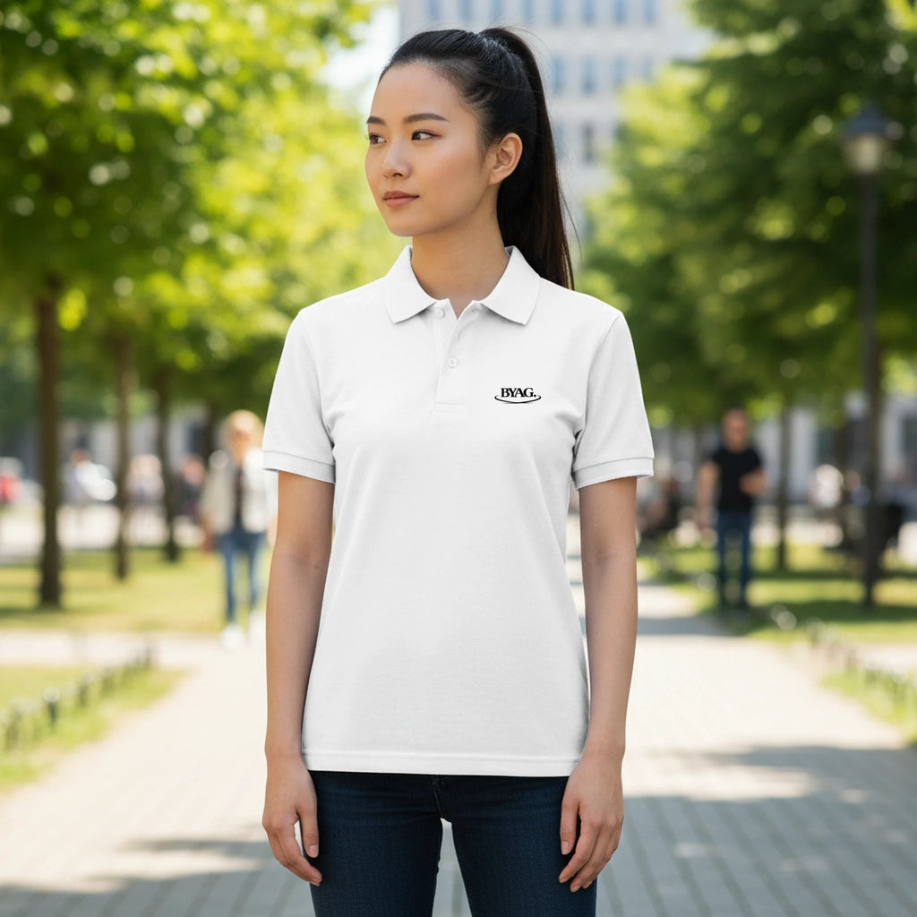 BYAG. Everyday Polo Shirt – White - BYAG.DEPrint MaterialBYAG.DEBYAG.DE#original_value#S