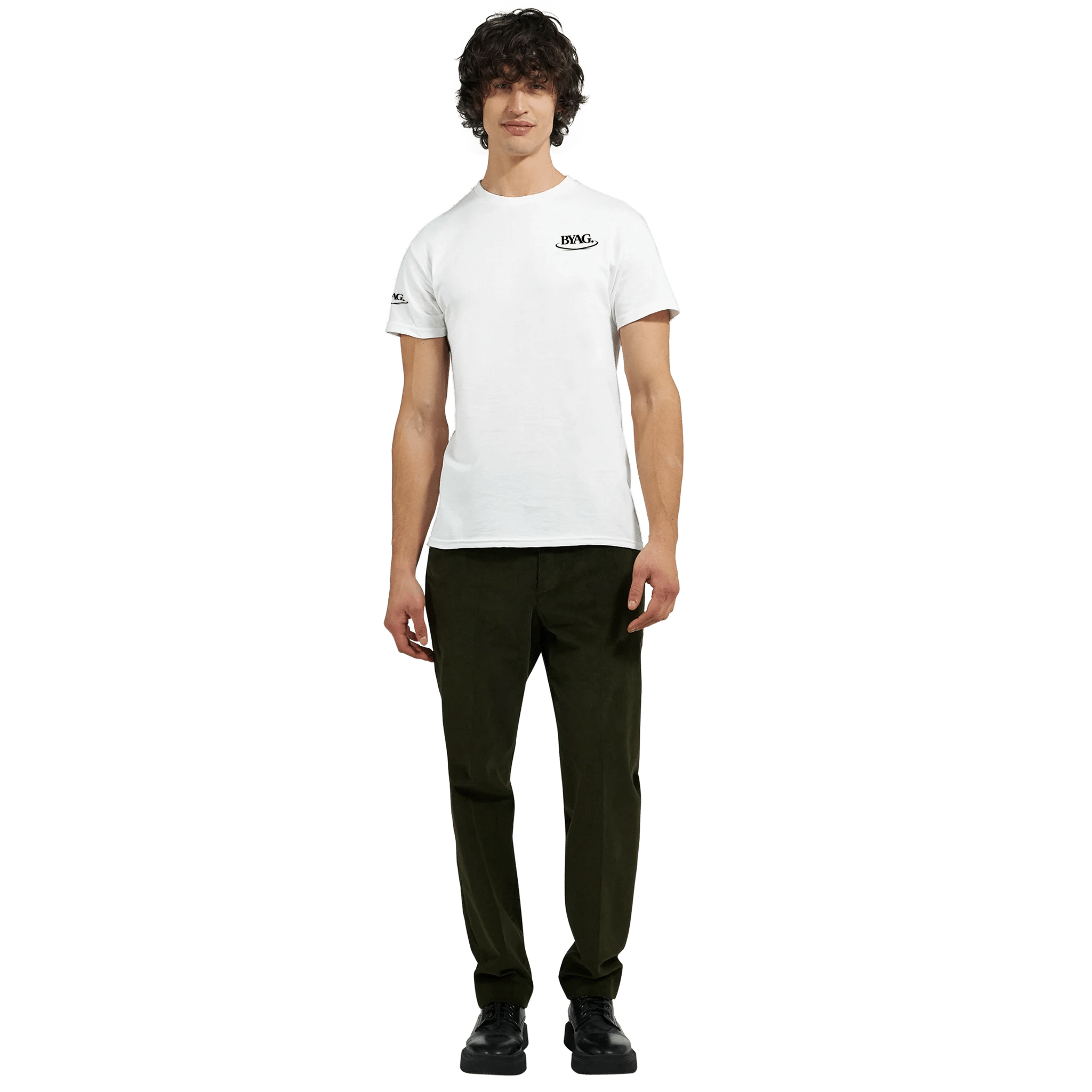 BYAG. Signature T-Shirt – White - BYAG.DEPrint MaterialBYAG.DEBYAG.DE#original_value#SWhite