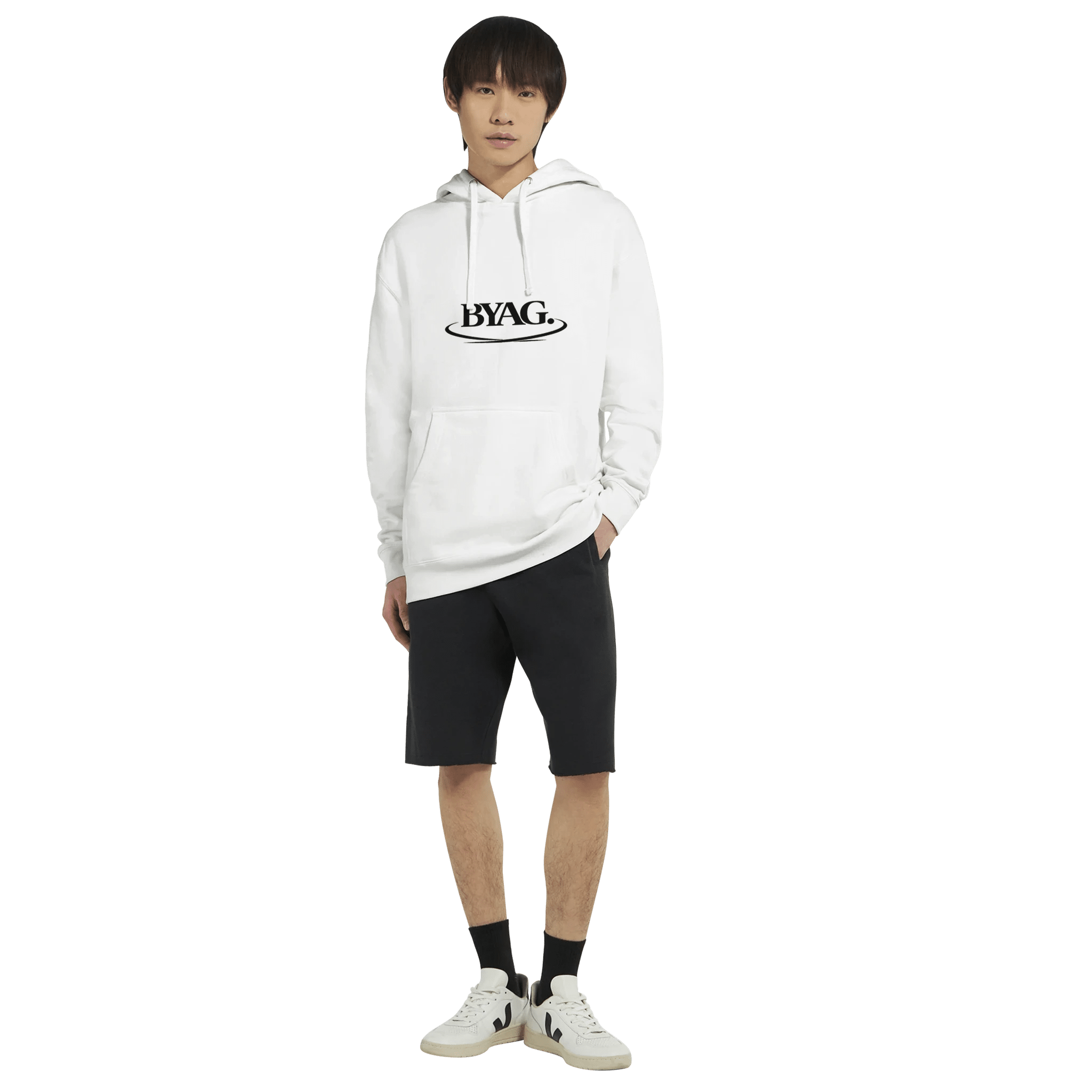 BYAG. Sport Everyday Hoodie – White - BYAG.DEPrint MaterialBYAG.DEBYAG.DE#original_value#XS