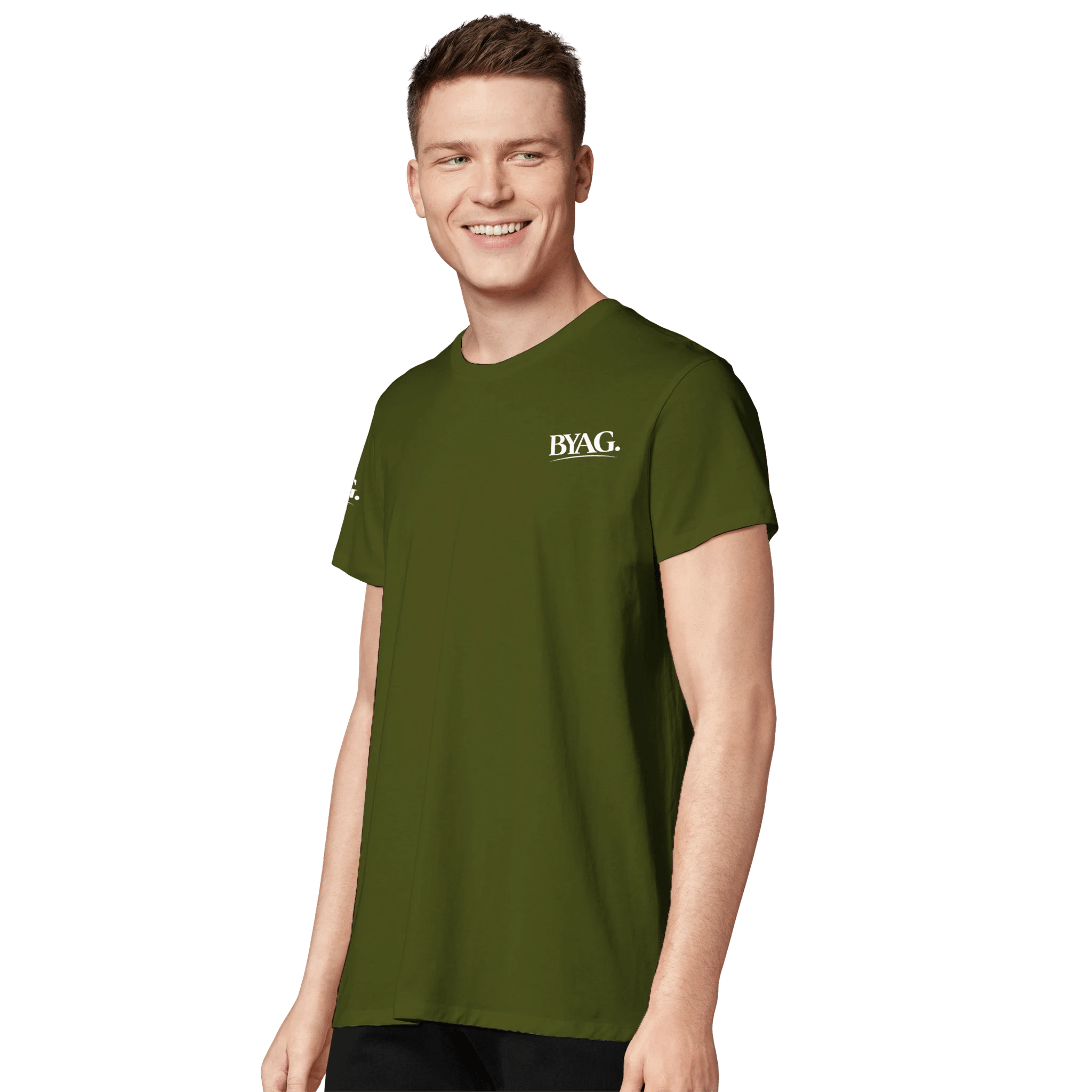 BYAG. Core Everyday T-Shirt – Green - BYAG.DEPrint MaterialBYAG.DEBYAG.DE#original_value#XS