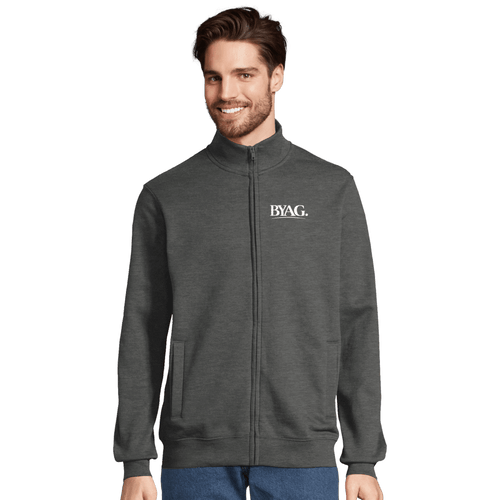 BYAG. Core Full Zip Hoodie – Grey - BYAG.DEPrint MaterialBYAG.DEBYAG.DE#original_value#XS