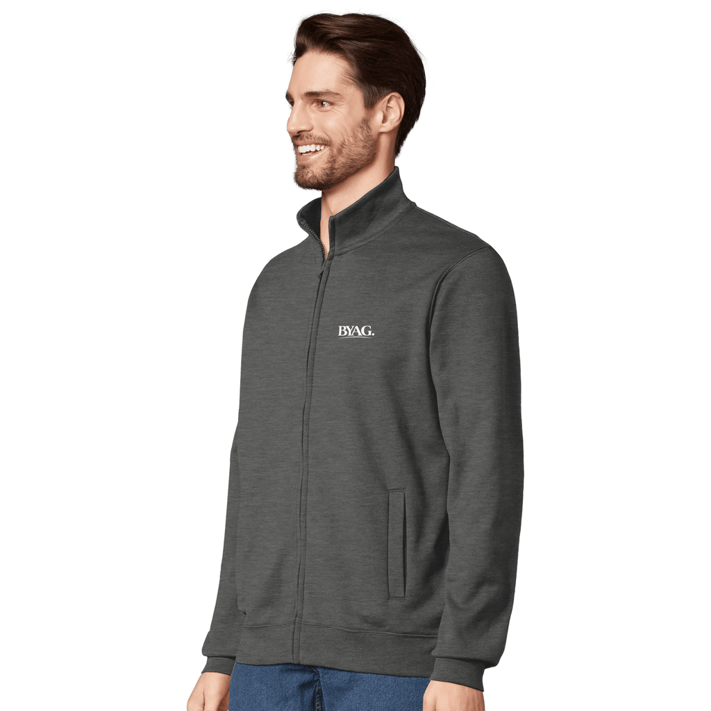 BYAG. Core Full Zip Hoodie – Grey - BYAG.DEPrint MaterialBYAG.DEBYAG.DE#original_value#XS