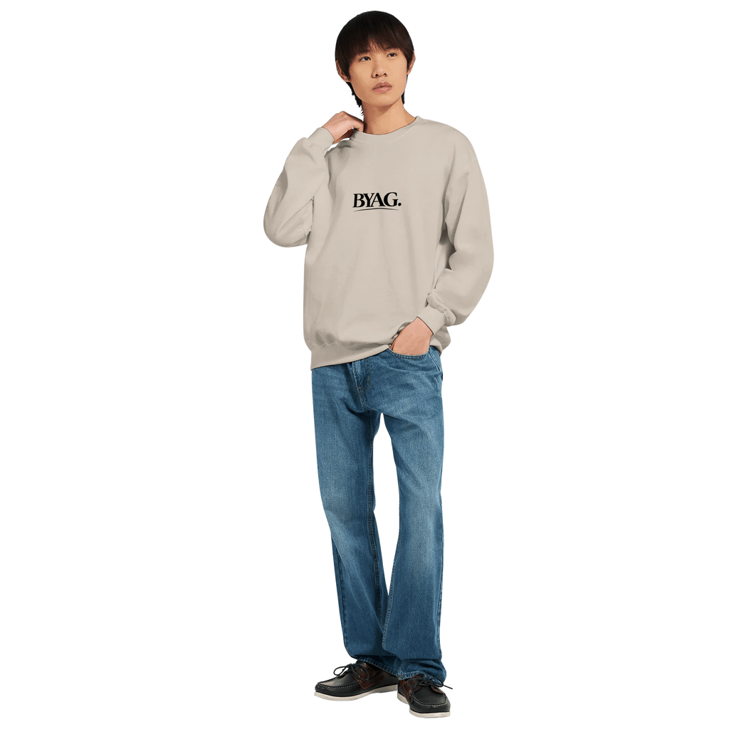 BYAG. Everyday Minimal Sweatshirt – Sand - BYAG.DEPrint MaterialBYAG.DEBYAG.DE#original_value#S