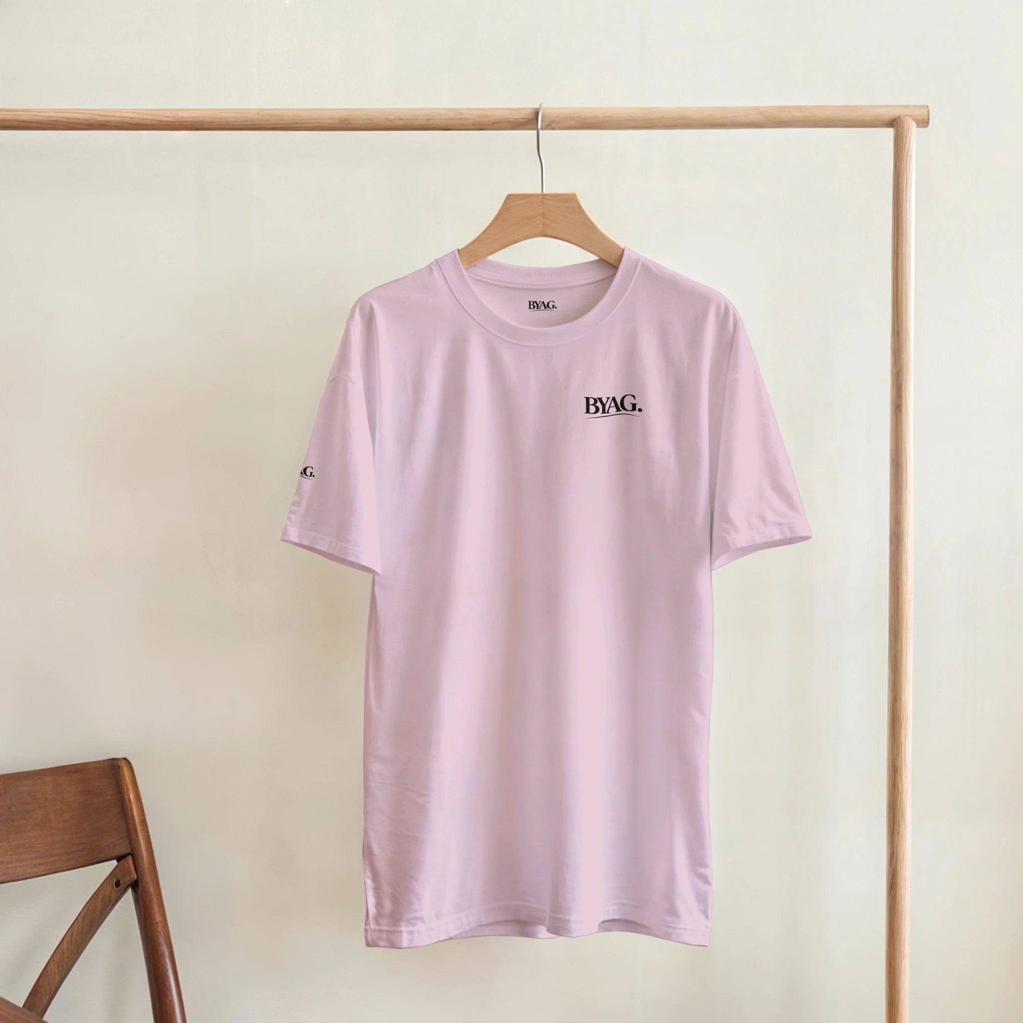 BYAG. Everyday Minimal T-shirt – Blush Pink - BYAG.DEPrint MaterialBYAG.DEBYAG.DE#original_value#S