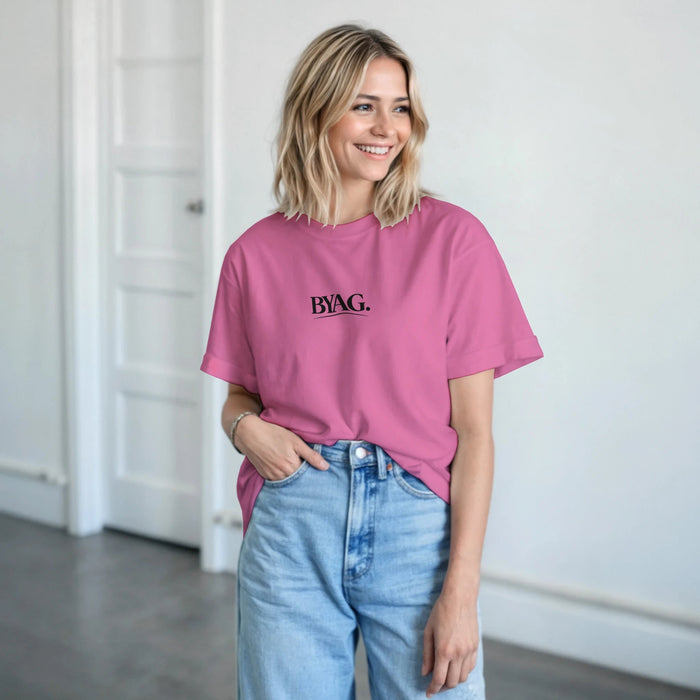 BYAG. Everyday Minimal T-shirt – Soft Pink