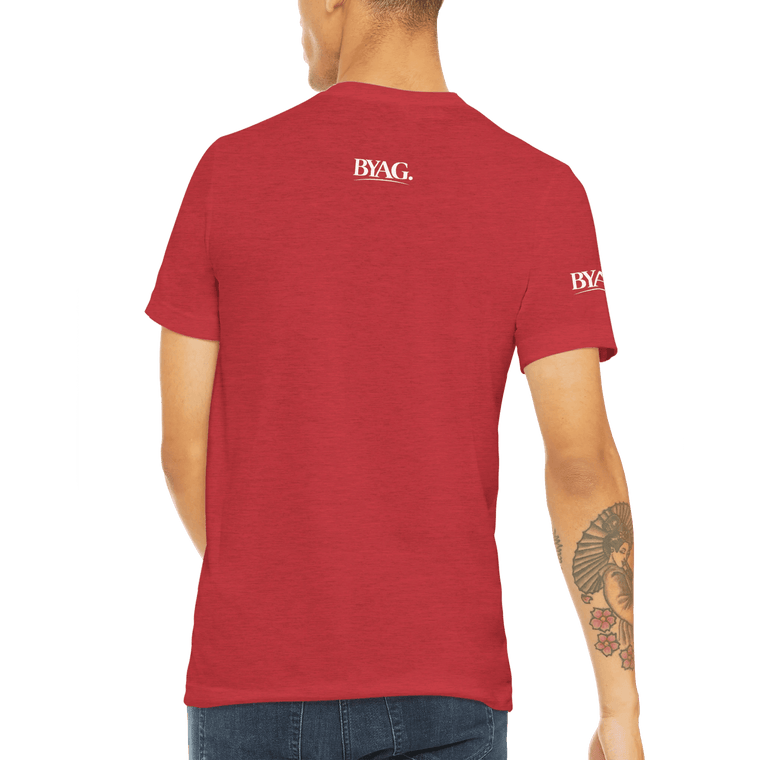 BYAG. Sport Triblend T-Shirt – Red