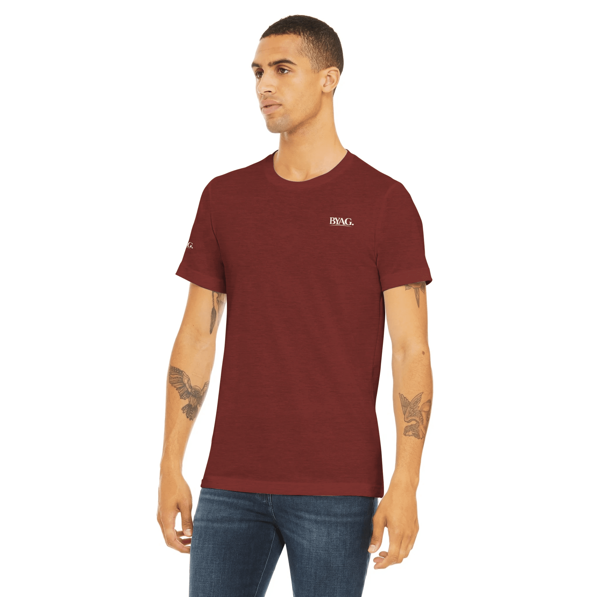 BYAG. Triblend T-shirt - BORDO - BYAG.DEPrint MaterialBYAG.DEBYAG.DE93cdede7-c53e-4f59-be62-814186d58d2bb2bccb46 - 00b7 - 4e40 - 9cf8 - 909294368c33S