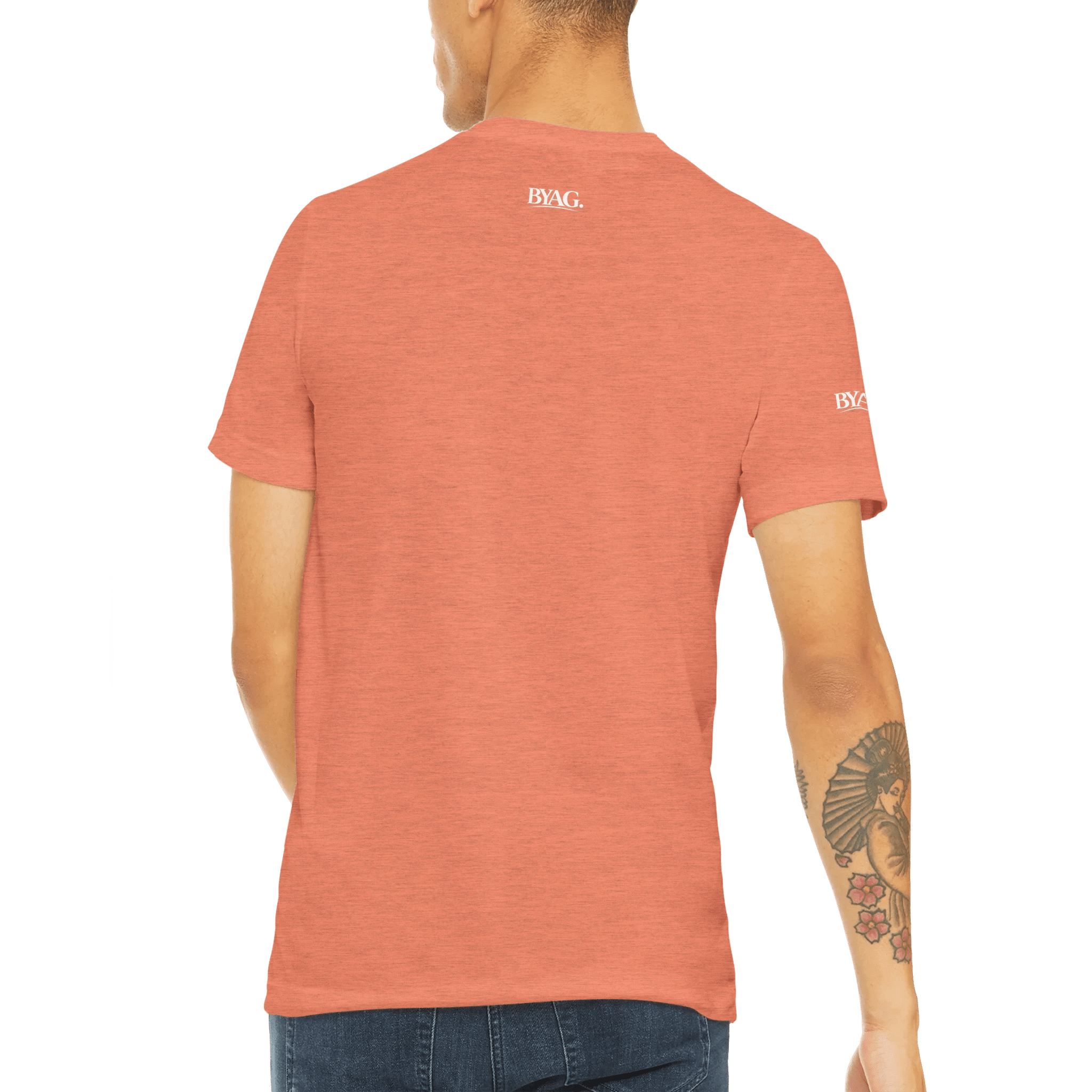 BYAG. Sport Triblend T-Shirt – Coral Pacific - BYAG.DEPrint MaterialBYAG.DEBYAG.DE#original_value#S