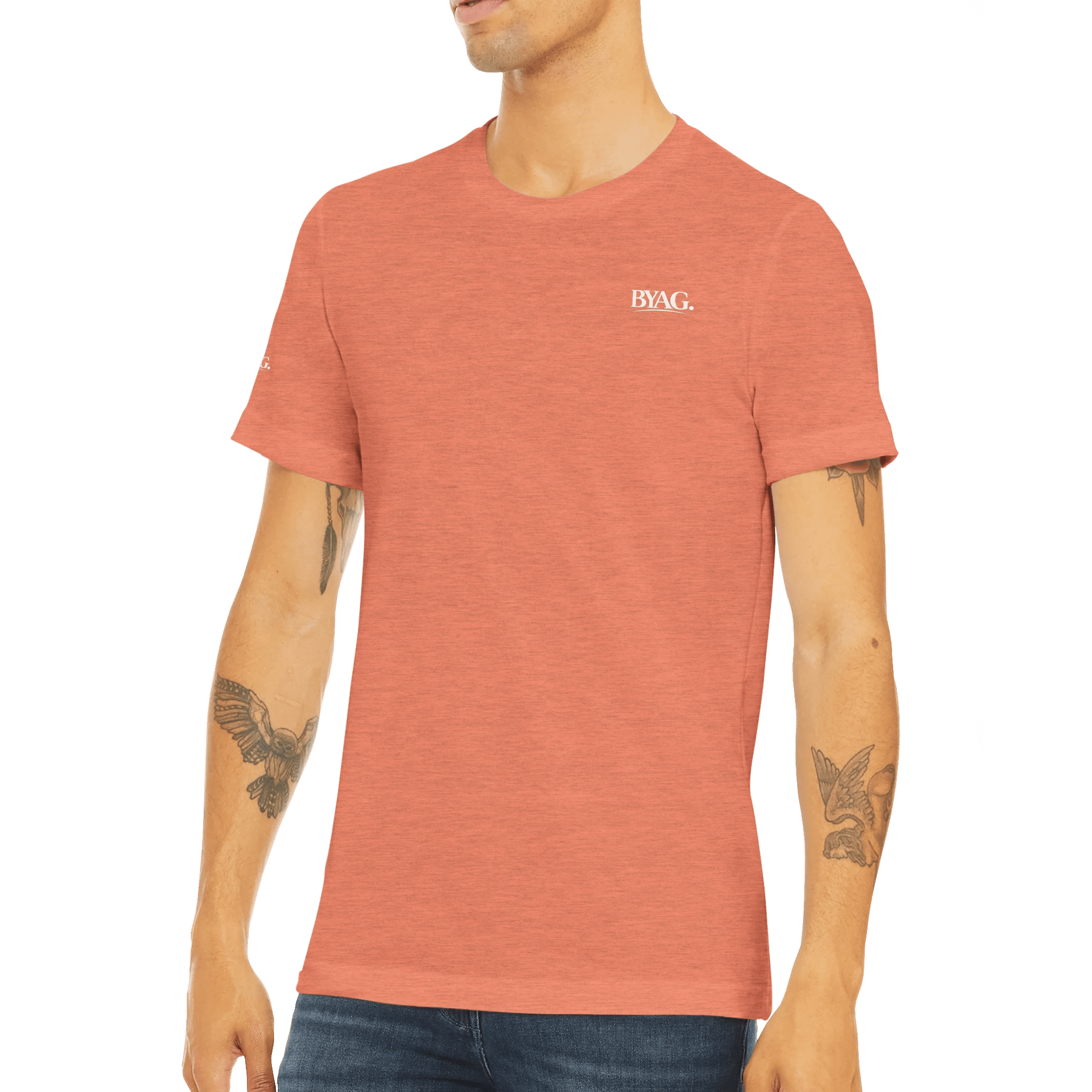 BYAG. Sport Triblend T-Shirt – Coral Pacific - BYAG.DEPrint MaterialBYAG.DEBYAG.DE#original_value#S