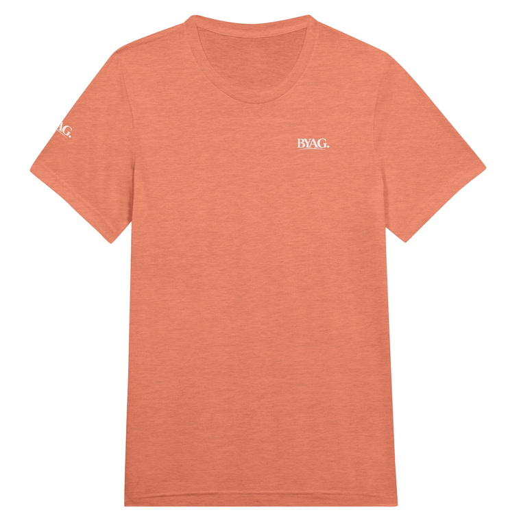 BYAG. Sport Triblend T-Shirt – Coral Pacific