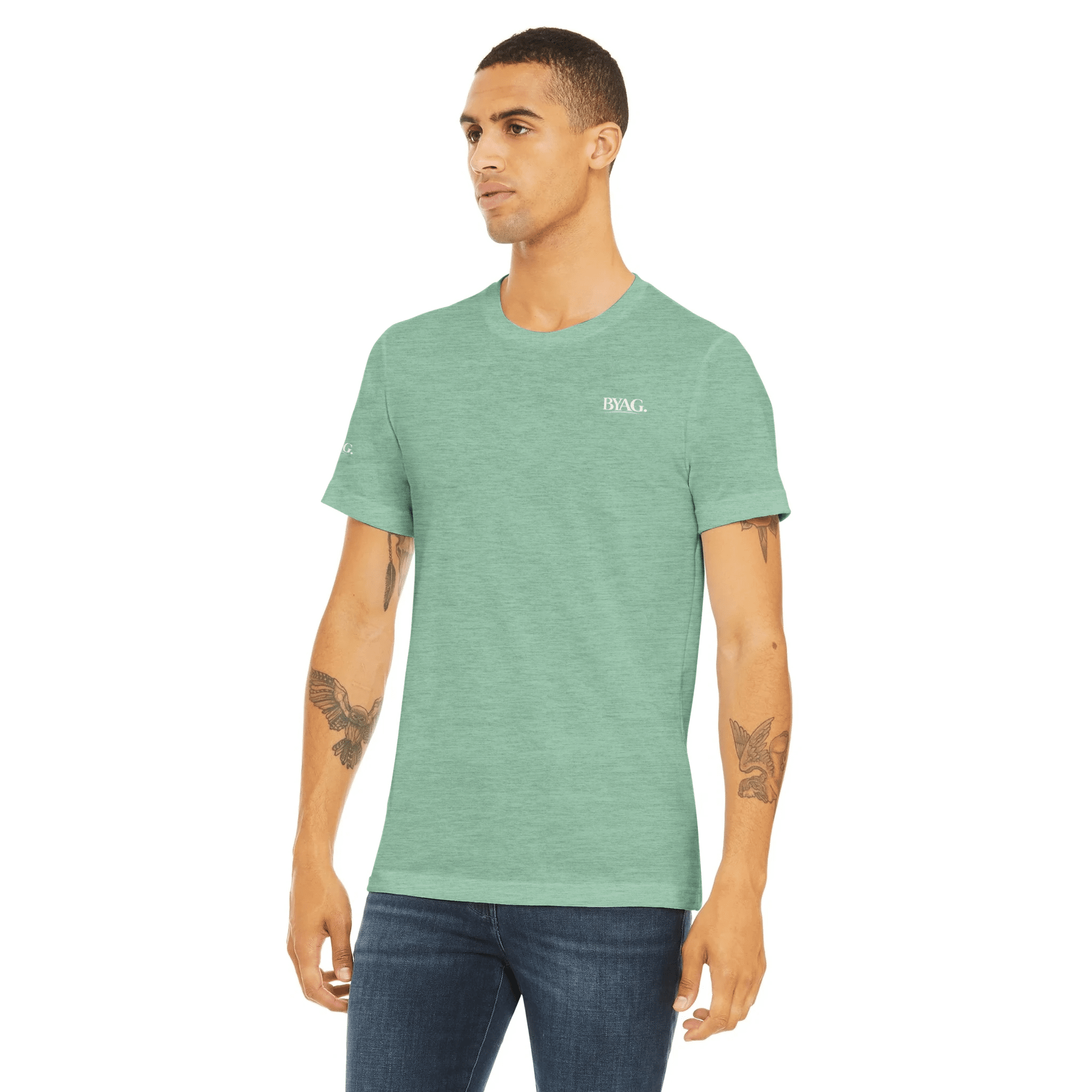 BYAG. Sport Triblend T-Shirt – Mint Green - BYAG.DEPrint MaterialBYAG.DEBYAG.DE#original_value#S
