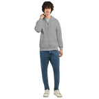 BYAG. Organic Zip Hoodie – Grey - BYAG.DEPrint MaterialBYAG.DEBYAG.DE#original_value#S