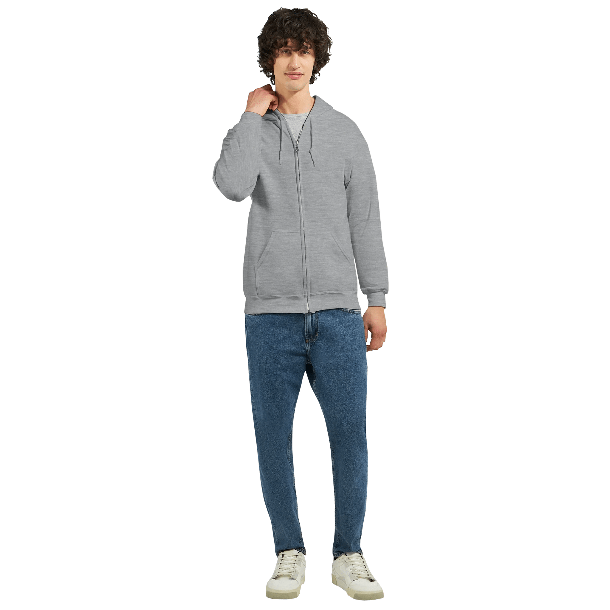 BYAG. Organic Zip Hoodie – Grey - BYAG.DEPrint MaterialBYAG.DEBYAG.DE#original_value#S