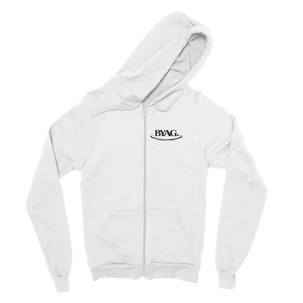 BYAG. Organic Zip Hoodie – White - BYAG.DEPrint MaterialBYAG.DEBYAG.DE#original_value#S