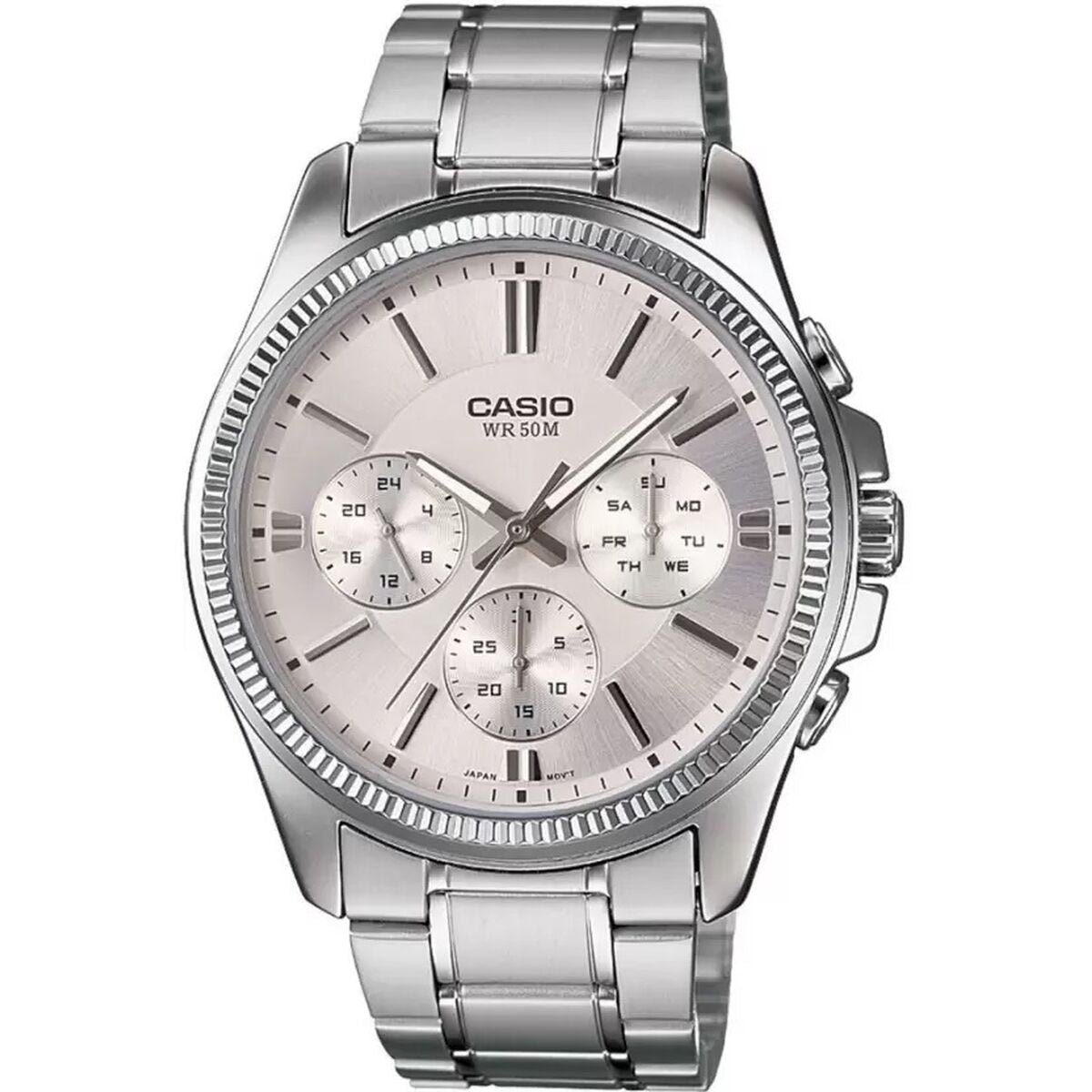 Casio Herrenuhr ENTICER GENT Silber Grau (Ø 35 mm) - BYAG.ArmbanduhrCasioBYAG.S7231292Casio Herrenuhr ENTICER GENT Silber Grau (Ø 35 mm)