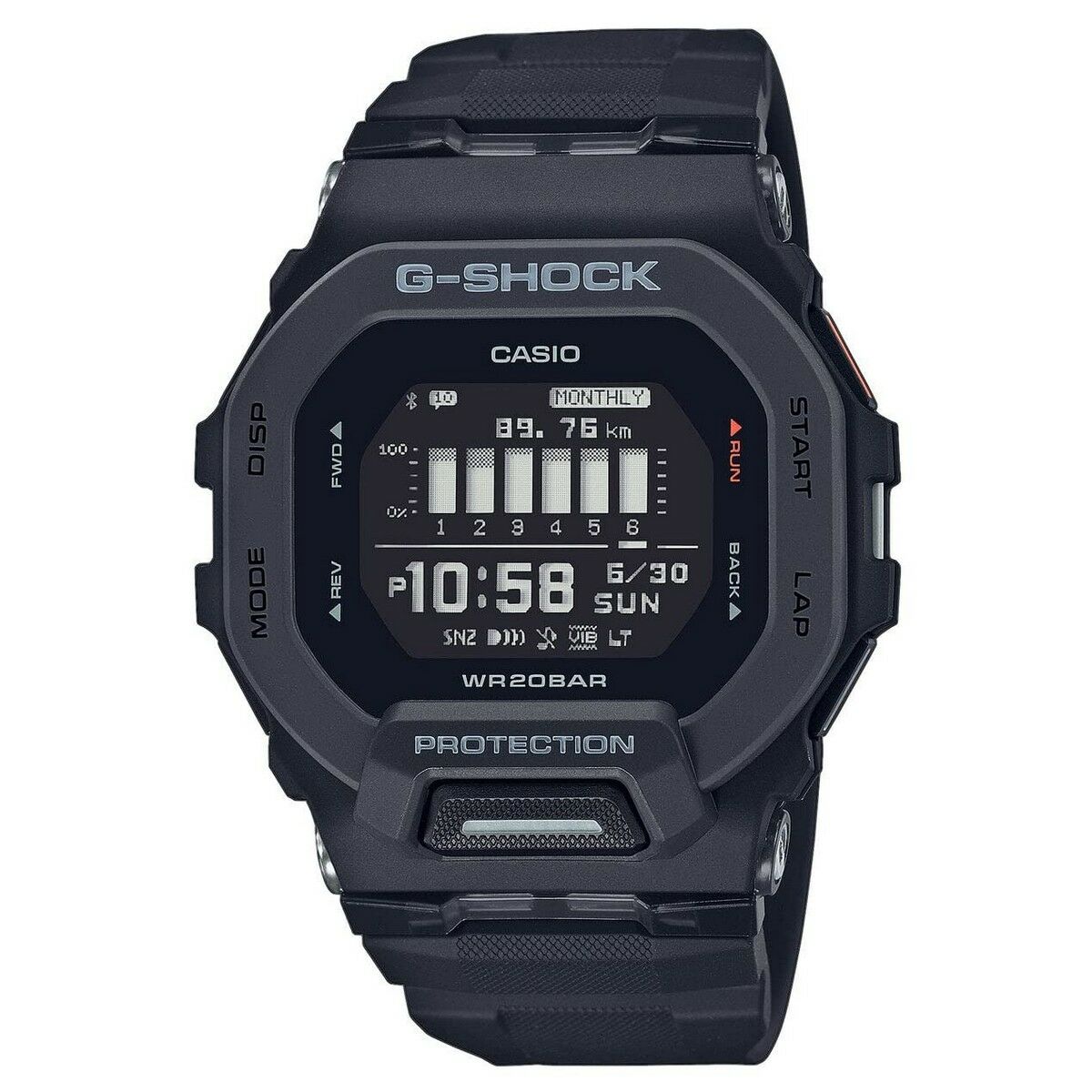 Casio Herrenuhr G-Shock G-SQUAD STEP TRACKER BLUETOOTH® Schwarz (Ø 40 - BYAG.ArmbanduhrCasioBYAG.S7229358Casio Herrenuhr G-Shock G-SQUAD STEP TRACKER BLUETOOTH® Schwarz (Ø 40