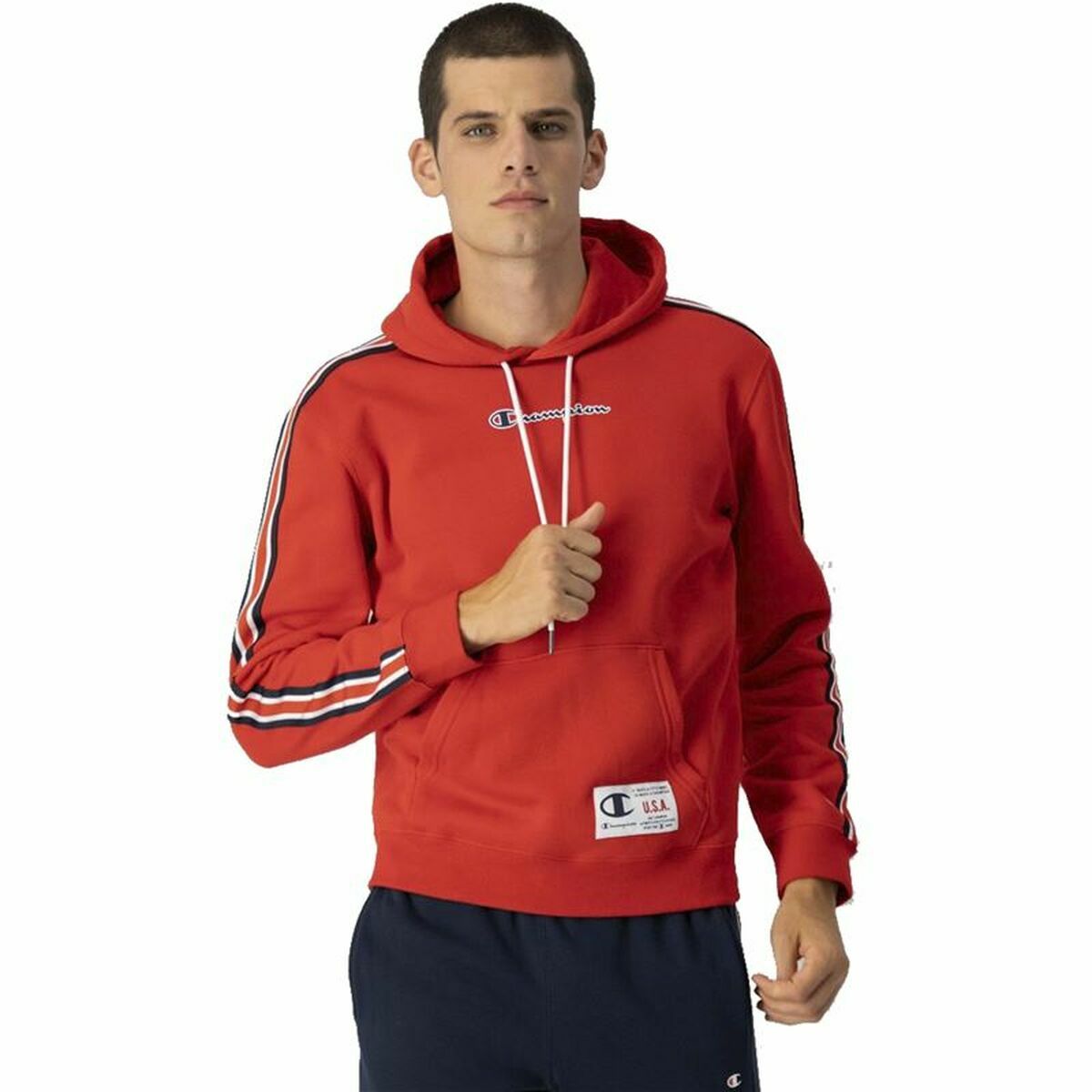 Champion Herren Hoodie Sport Tech Rot - BYAG.HoodieChampionBYAG.S6468196Champion Herren Hoodie Sport Tech Rot – XLXL