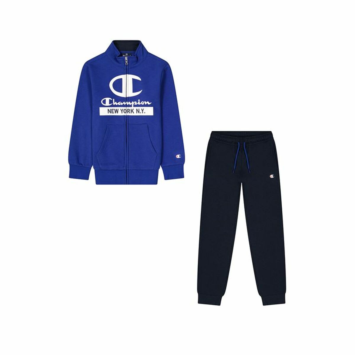 Champion Kinder Tracksuit mit zip Blau - BYAG.BekleidungssetChampionBYAG.S6459681Champion Kinder Tracksuit mit zip Blau – 2XS2XS