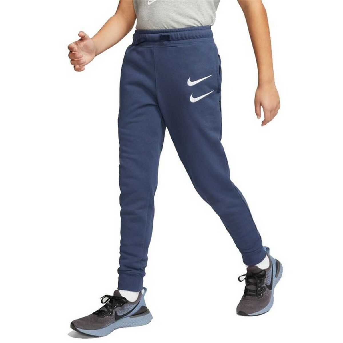Nike Swoosh Kids' Track Pants - Dark Blue - product image 22