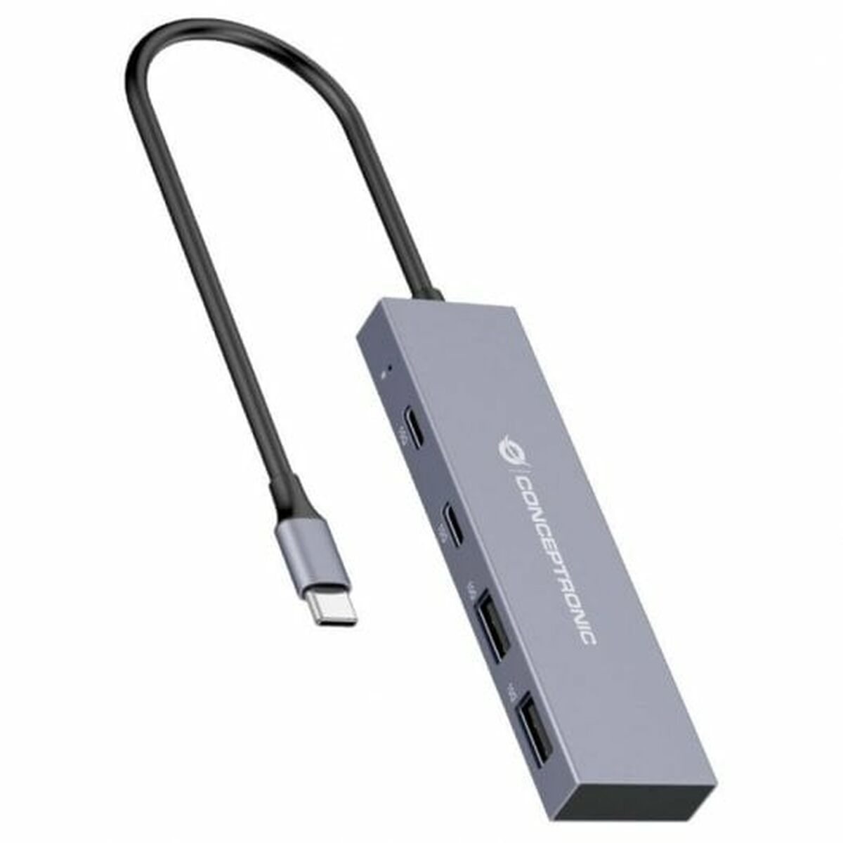 Conceptronic USB USB-Hub HUBBIES13G Grau – Produktbild 1