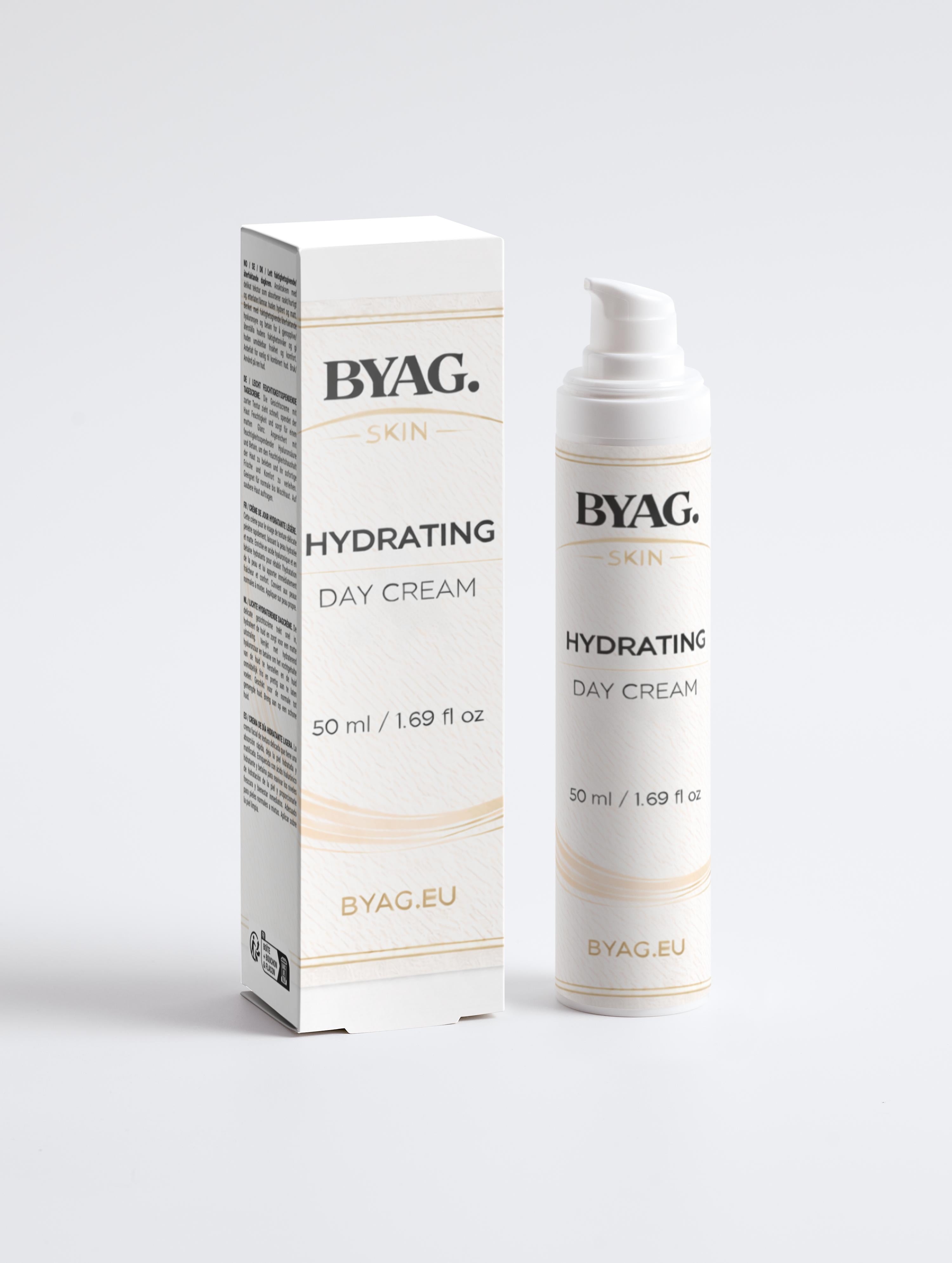 BYAG. Leichte Tagescreme mit Hyaluronsäure – Produktansicht 1