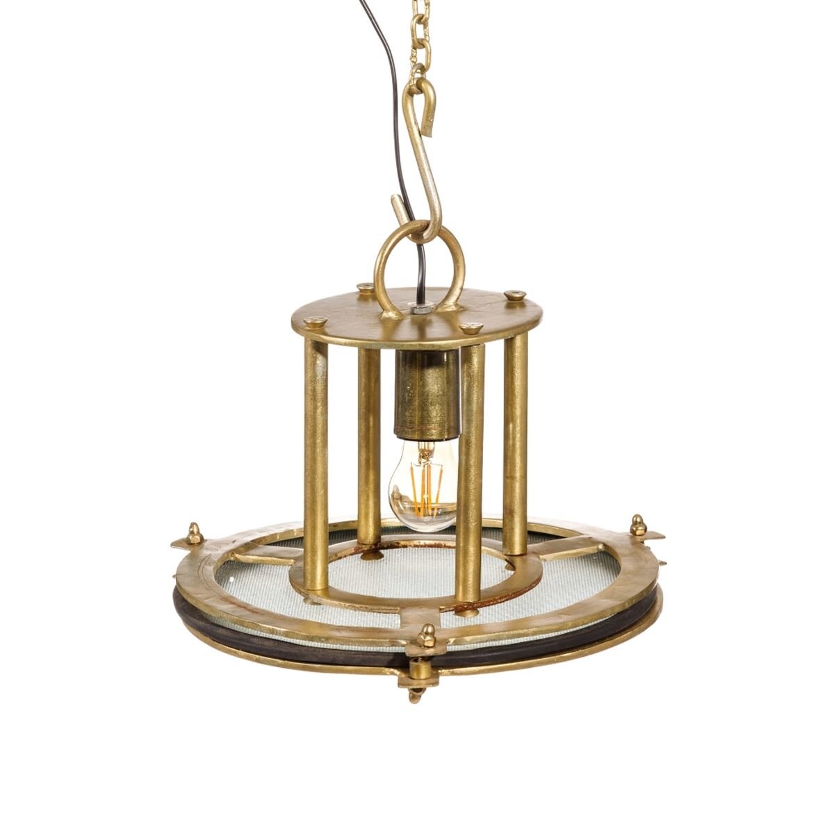 Deckenleuchte Bronze Kristall Eisen 40 W 240 V 35 x 35 x 28 cm Modern – Produktbild 1