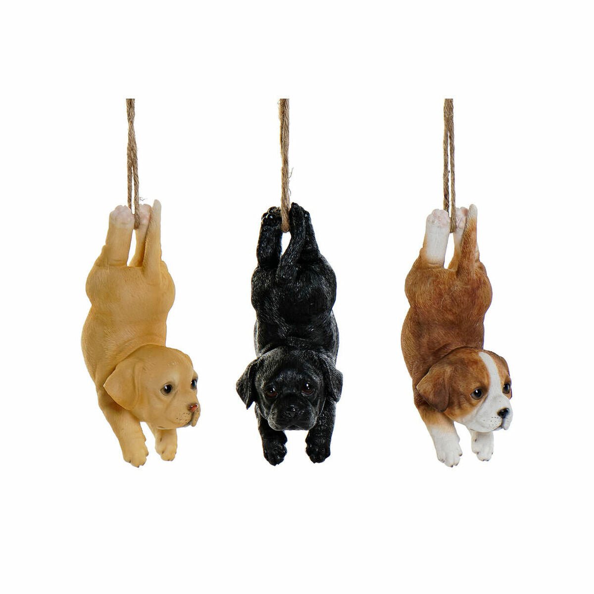 DKD Home Decor Dekofigur Kunstharz Hund – Produktbild 1