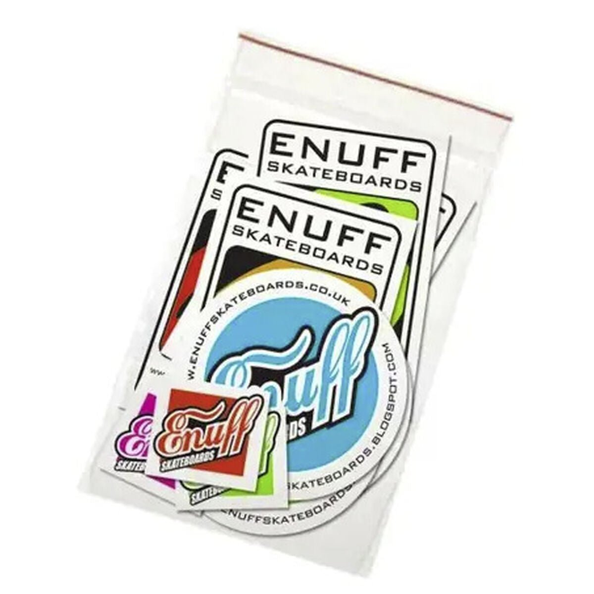 Enuff Skateboards Stickers Schwarz – Produktbild 1