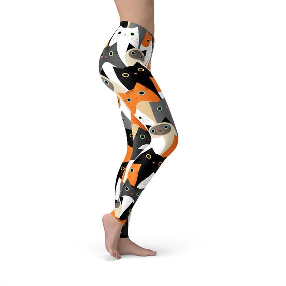All Over Print Cats Women's Leggings
