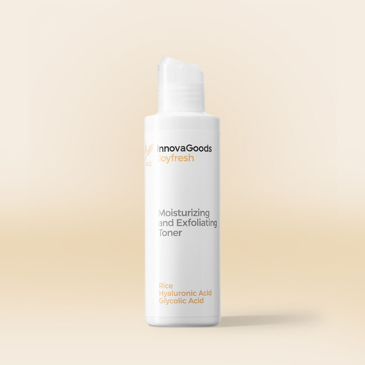 InnovaGoods Feuchtigkeitsspendender Peeling-Gesichtstoner Reis Joyfresh 150 ml – Produktbild 1
