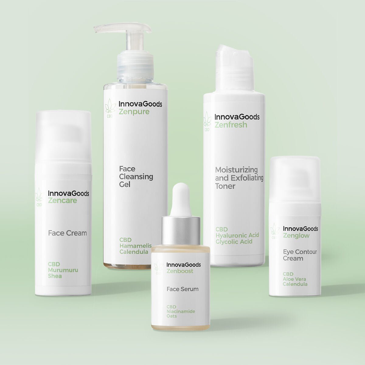 InnovaGoods Gesichtspflege-Set CBD – Produktbild 1