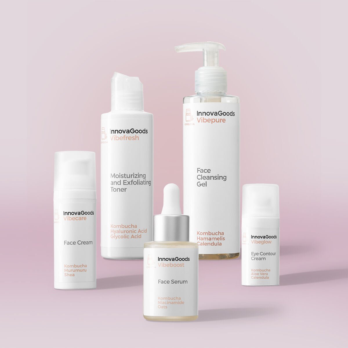 InnovaGoods Gesichtspflege-Set Kombucha – Produktbild 1