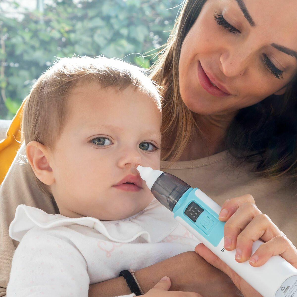 InnovaGoods Wiederaufladbar Nasal Aspirator für Babys Nizi – Produktbild 1