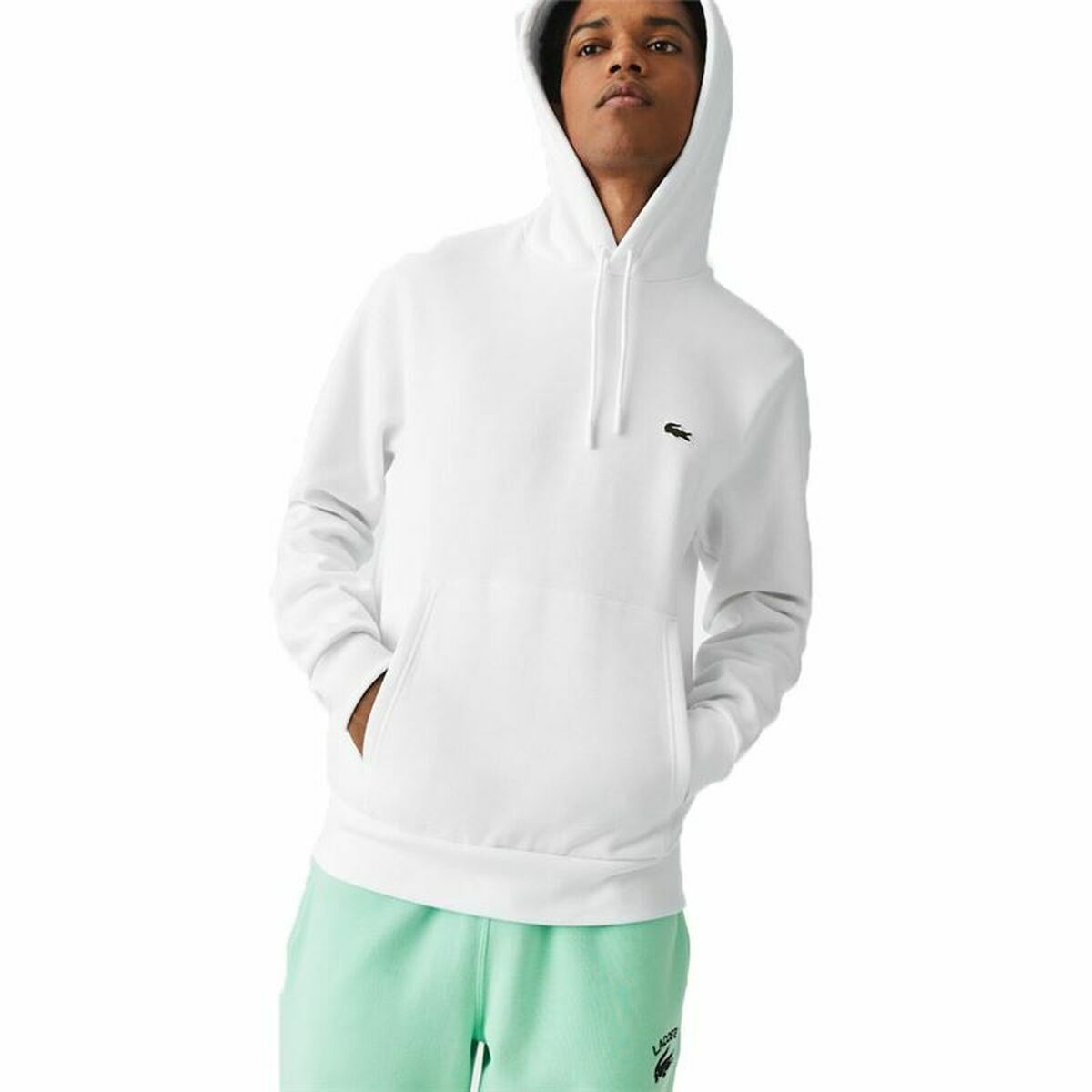 Lacoste Herren Hoodie SweatShirt Weiß - BYAG.HoodieLacosteBYAG.S6462911Lacoste Herren Hoodie SweatShirt Weiß – 2XL2XL