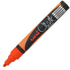 Uni-Ball PWE-5M Flüssigkreidemarker Fluor-Orange – 6 Stück – Produktbild 2