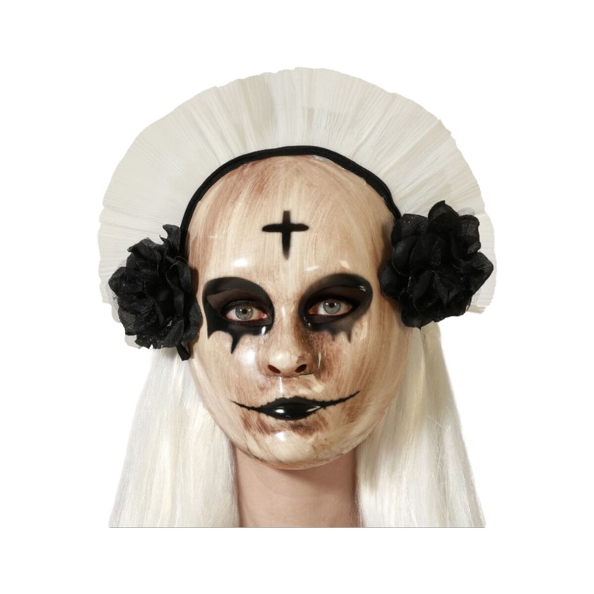 Maske Creepy Nun – Produktbild 1