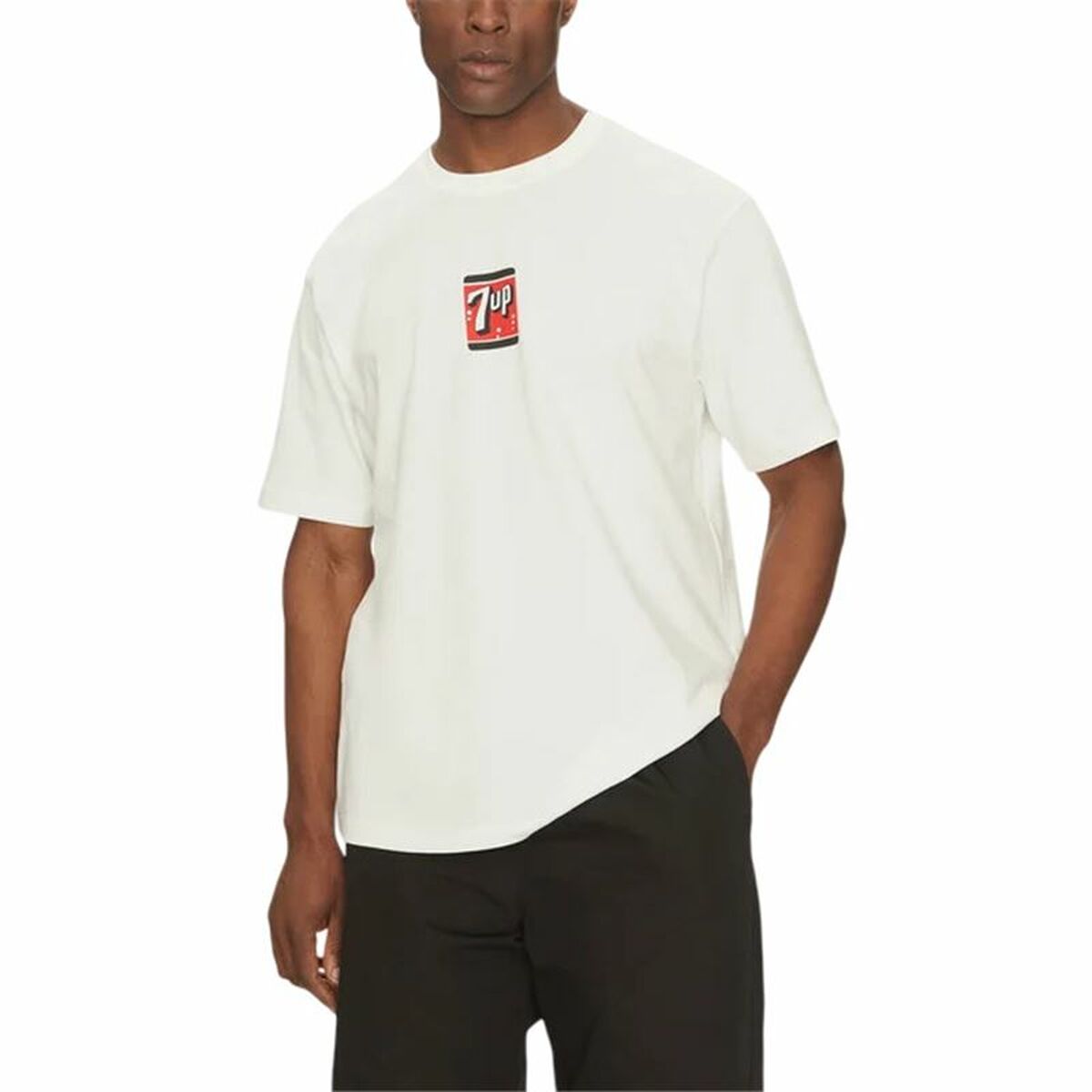 Only & Sons Herren-Kurzarm-T-Shirt Ons7Up Rlx Ss Beige – Produktbild 1