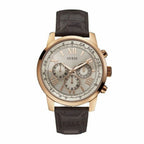 Guess Herrenuhr W0380G – Light Blue/Brown
