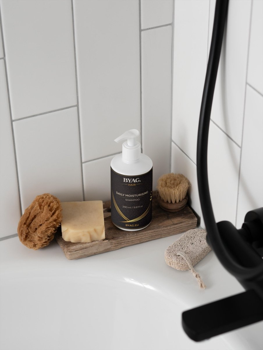 BYAG moisturising shampoo hydrating hair