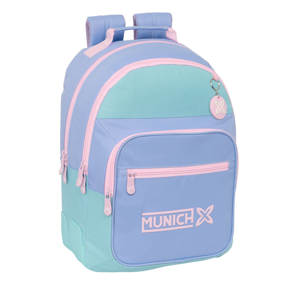 Munich Schultasche Mellow Blau Rosa Celeste – Produktbild 1