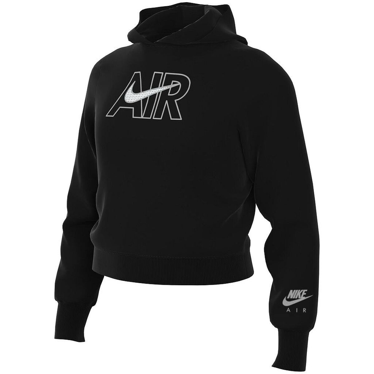 Nike AIR FT CROP DM8372 010 Kids' Hoodie - Black - BYAG.Kids' Hoodie & SweatshirtBigbuyBYAG.S2021086Nike AIR FT CROP DM8372 010 Kids' Hoodie - Black16 Years