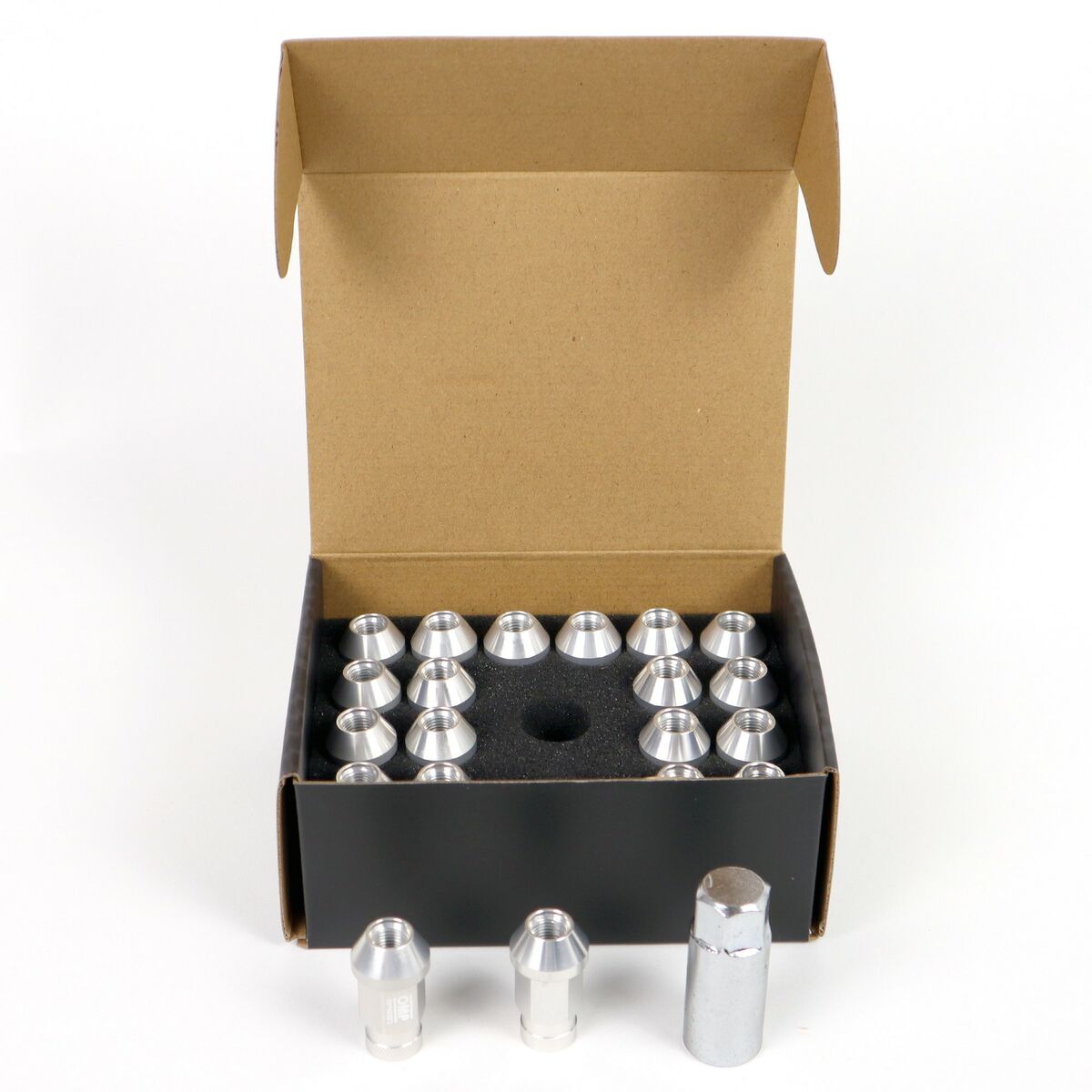OMP Set Nuts OMPS09911202 40 mm M12 x 1,25 20 uds – Produktbild 1
