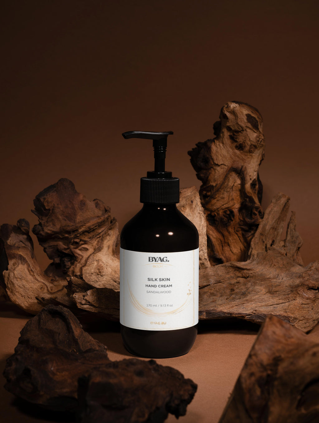 BYAG. Seidige Handcreme – Spices & Sandalwood – Produktansicht 3