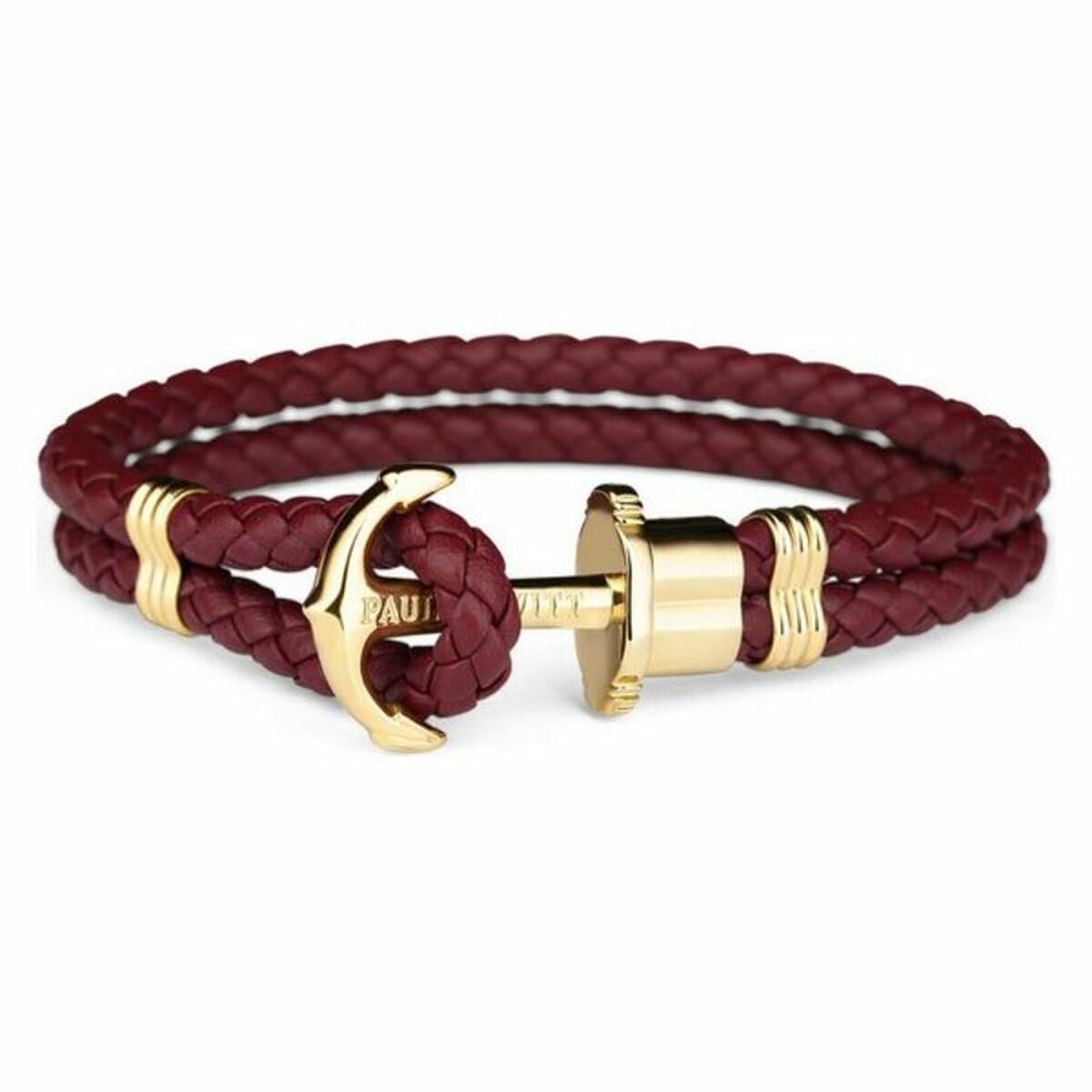 Paul Hewitt Armband PH-PH-L-G-DB Maroon - BYAG.ArmbandPaul HewittBYAG.S0349346Paul Hewitt Armband PH-PH-L-G-DB Maroon – 14,5 cm14,5 cm