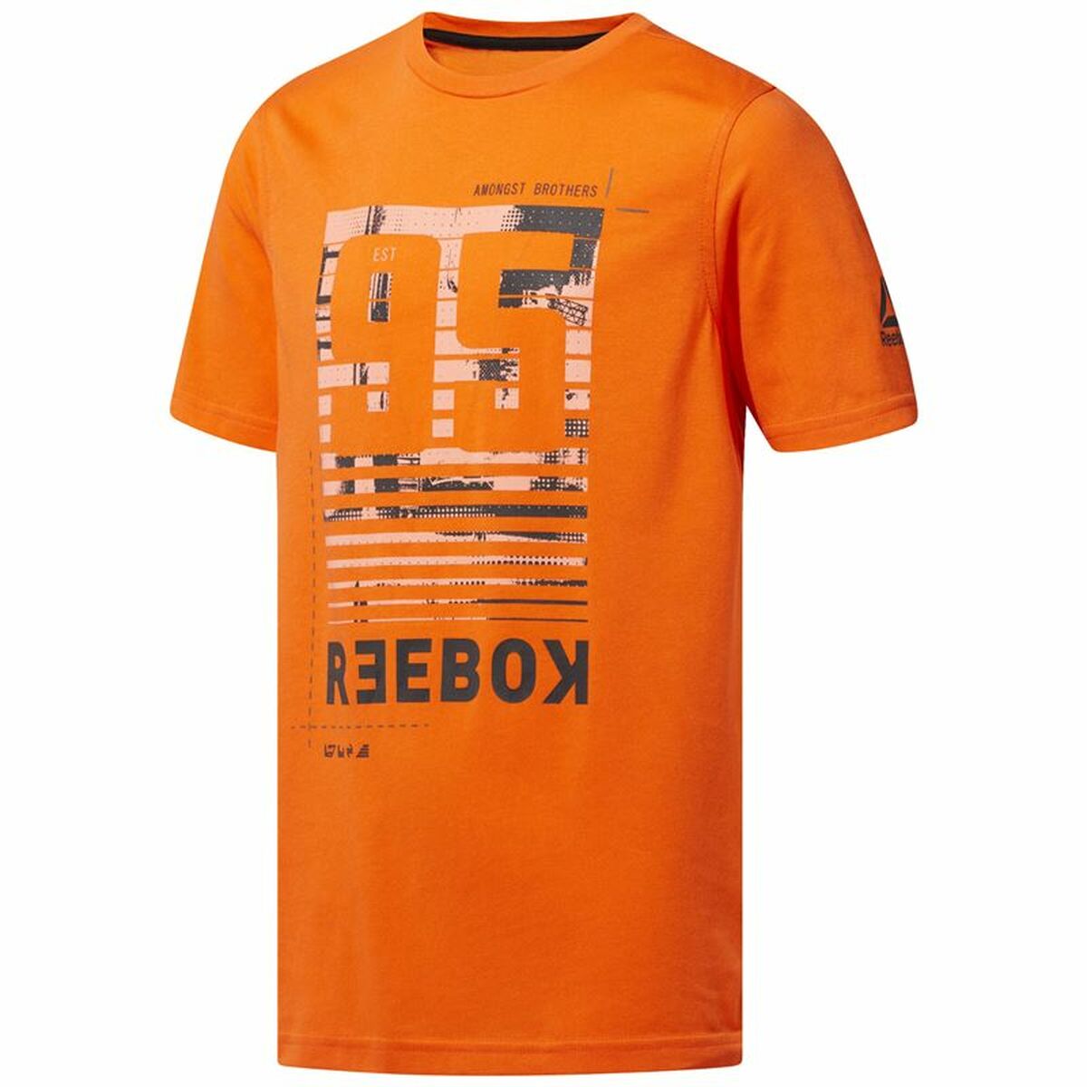 Reebok Herren Kurzarm T-Shirt Sportswear Rebelz Orange - BYAG.T-ShirtReebokBYAG.S6454080Reebok Herren Kurzarm T-Shirt Sportswear Rebelz Orange – SS