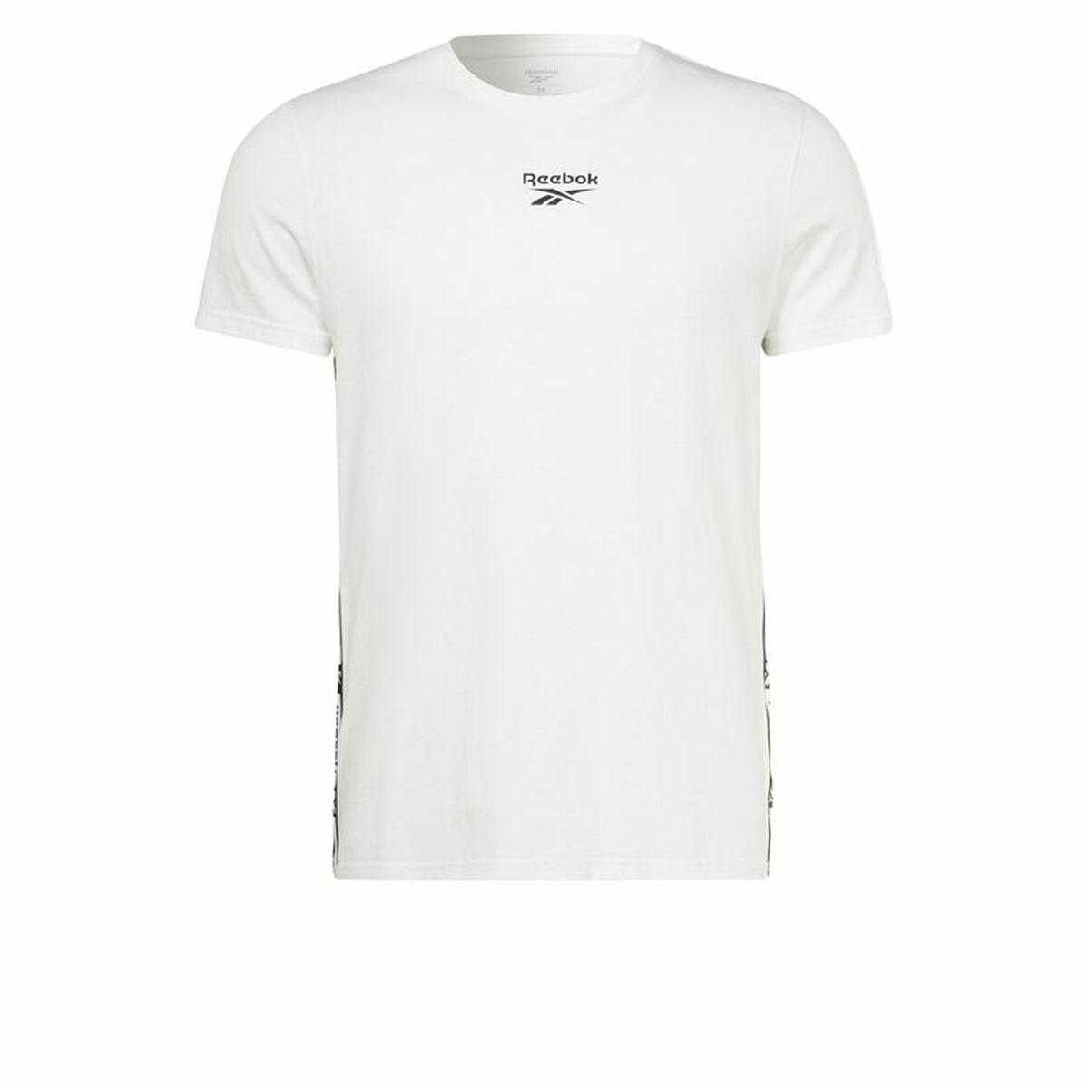 Reebok Herren Kurzarm T-Shirt Tape Weiß - BYAG.T-ShirtReebokBYAG.S6467255Reebok Herren Kurzarm T-Shirt Tape Weiß – XLXL