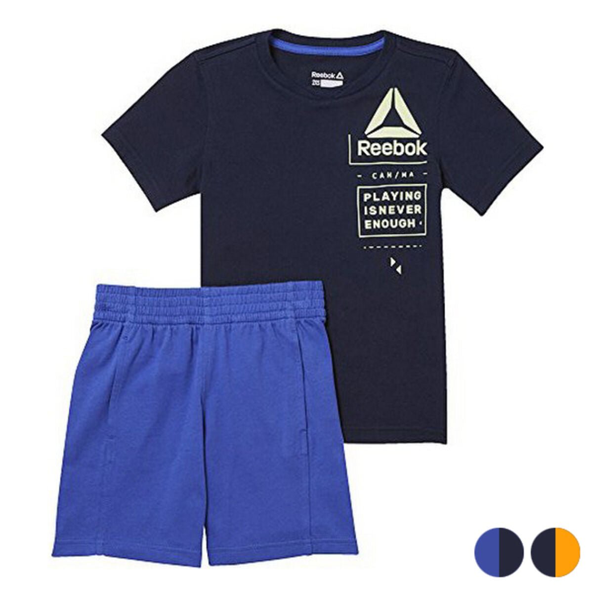 Reebok Kinder Sportset B ES SSET Baby - BYAG.BekleidungssetReebokBYAG.S2008867Reebok Kinder Sportset B ES SSET Baby – 4 Years, Navy BlueNavy Blue4 Years