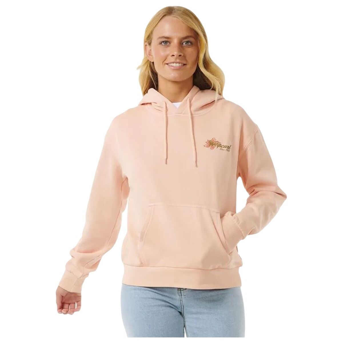 Rip Curl Damen-Hoodie Wild Bloom Gelb – Produktbild 1