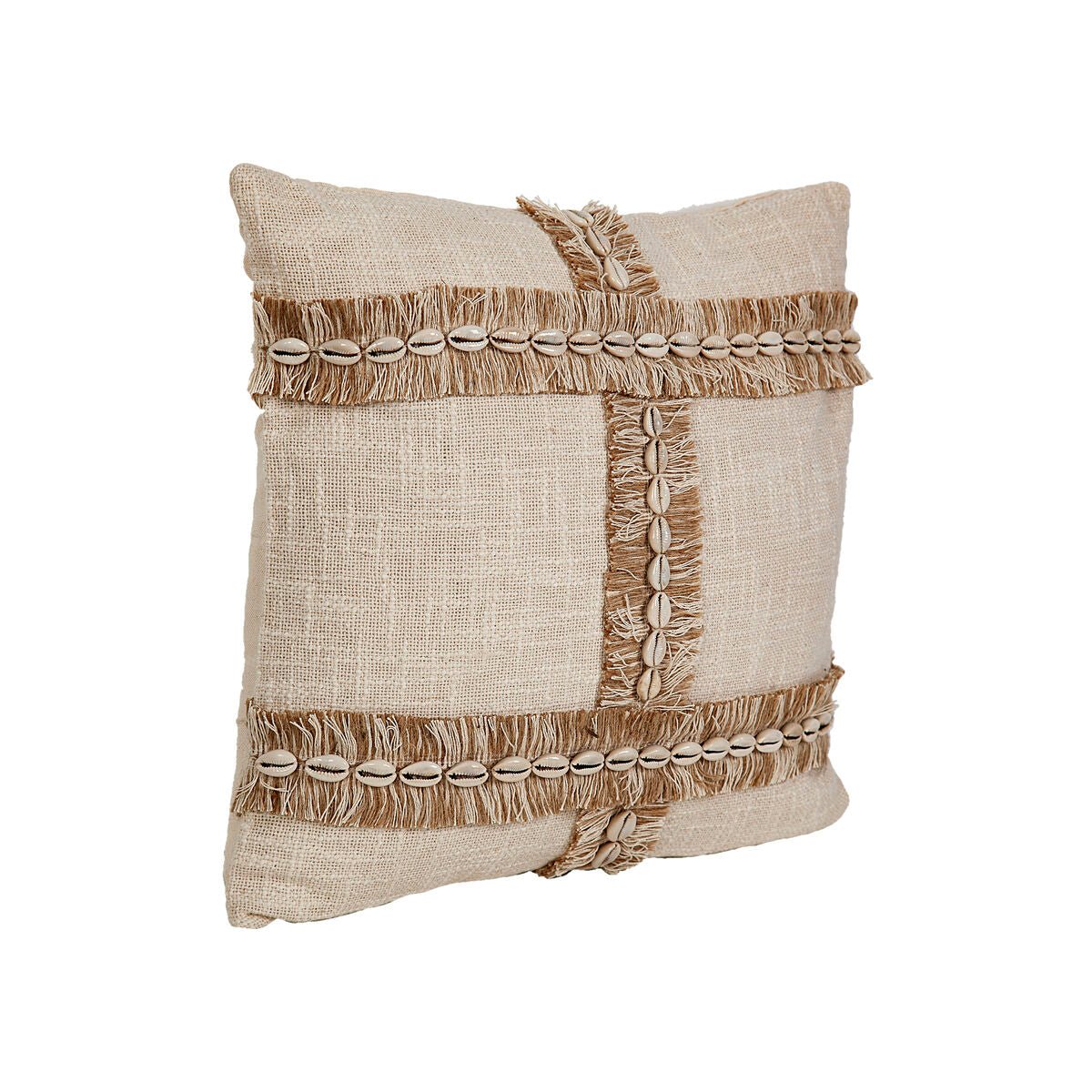 Romimex Kissen Beige Shells – Produktbild 1